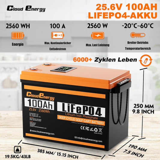cloudenergy-24v-100ah-battery-parameters