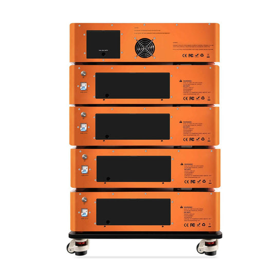 CloudEnergy 48V 600Ah 30.72Kwh Stackable LiFePO4 Battery with 6kw Inverter 60A MTTP(30.72Kwh Battery+Inverter) - CloudEnergy
