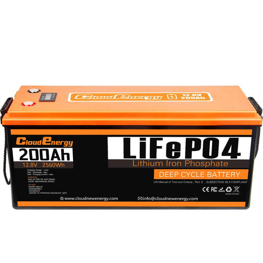Cloudenergy 12.8V 200Ah LiFePO4 Battery: Robust Energy & Expandable Storage - CloudEnergy