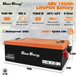 CloudEnergy 48V 150Ah Golf Carts LiFePO4 Battery, With 20A charger