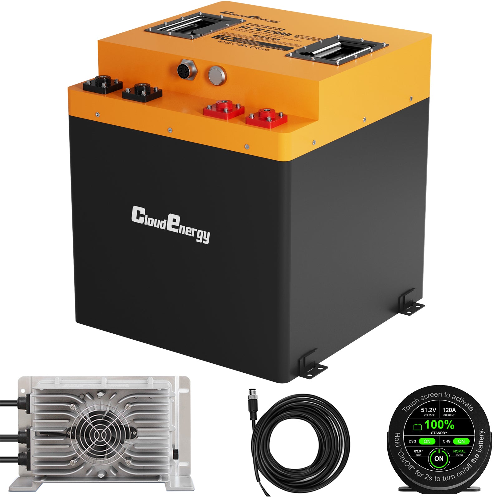 Golf cart lithium battery collection