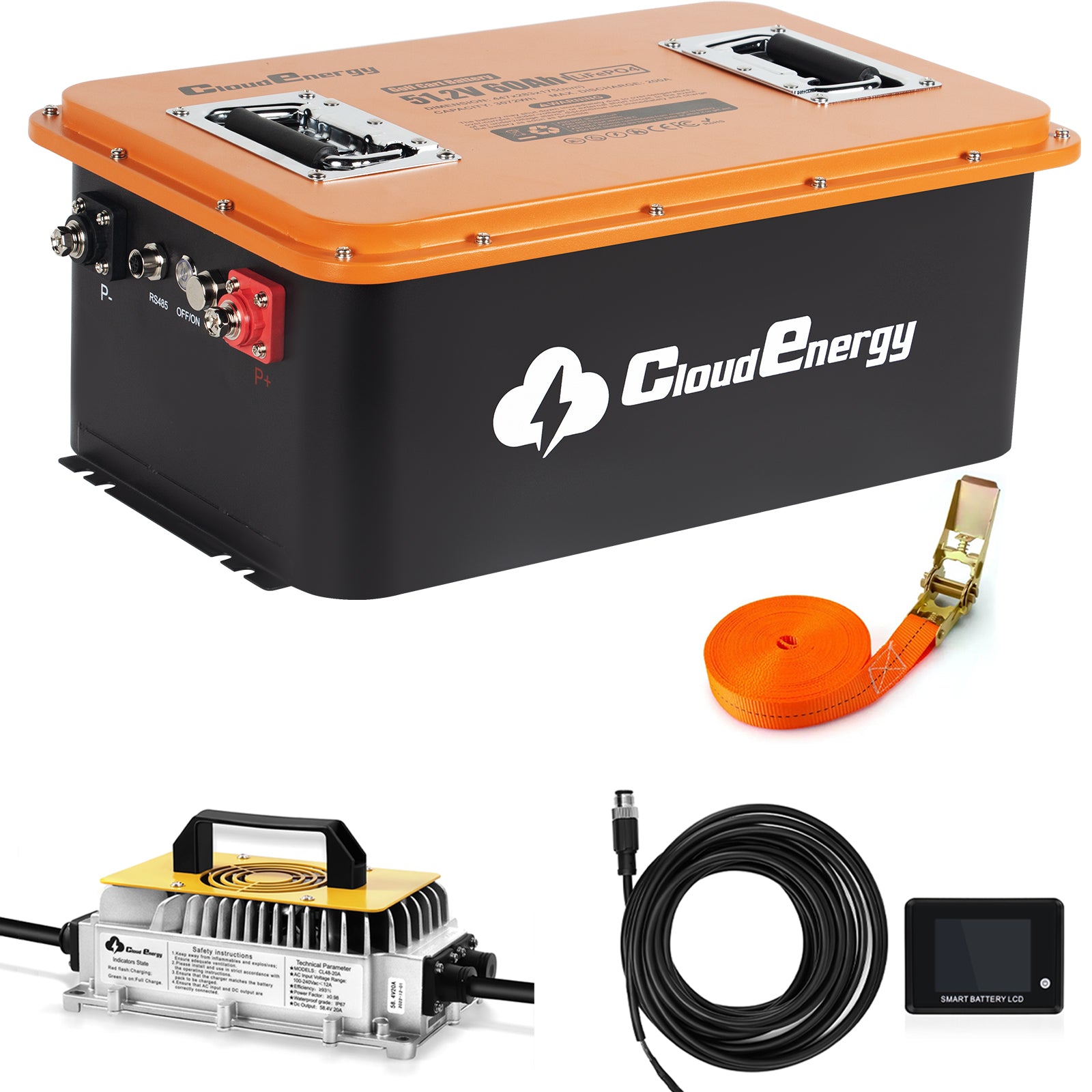 Golf cart lithium battery collection