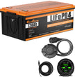 Golf cart lithium battery collection