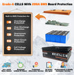 CloudEnergy 12V 450Ah LiFePO4 Battery Internal Design - Grade-A Cells & High-Quality BMS Technology