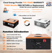 CloudEnergy 24V 150Ah Battery Warranty & Ports - 5-Year Guarantee, 24/7 Support & Charge/Discharge Terminals