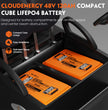 48V (51.2V) 120Ah Compact Metal Case Golf Cart Battery