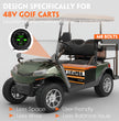 Cloudenergy 48V (51.2V) 120Ah LiFePO4  ABS shell Golf Cart Battery