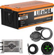 Cloudenergy 48V (51.2V) 120Ah LiFePO4  ABS shell Golf Cart Battery