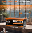Cloudenergy 48V (51.2V) 120Ah LiFePO4  ABS shell Golf Cart Battery