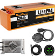 Cloudenergy 72V (76.8V) 120Ah LiFePO4 Golf Cart Battery — Circular Display MOD